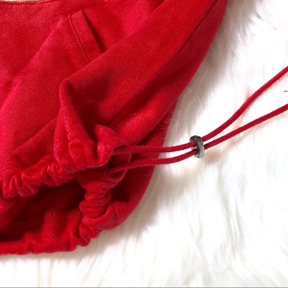 😍 RARE Free People RED Win Win Hoodie!! - Picture 6 of 8